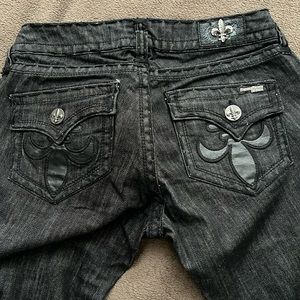 Laguna Beach Jeans Co, black, low rise, bootcut